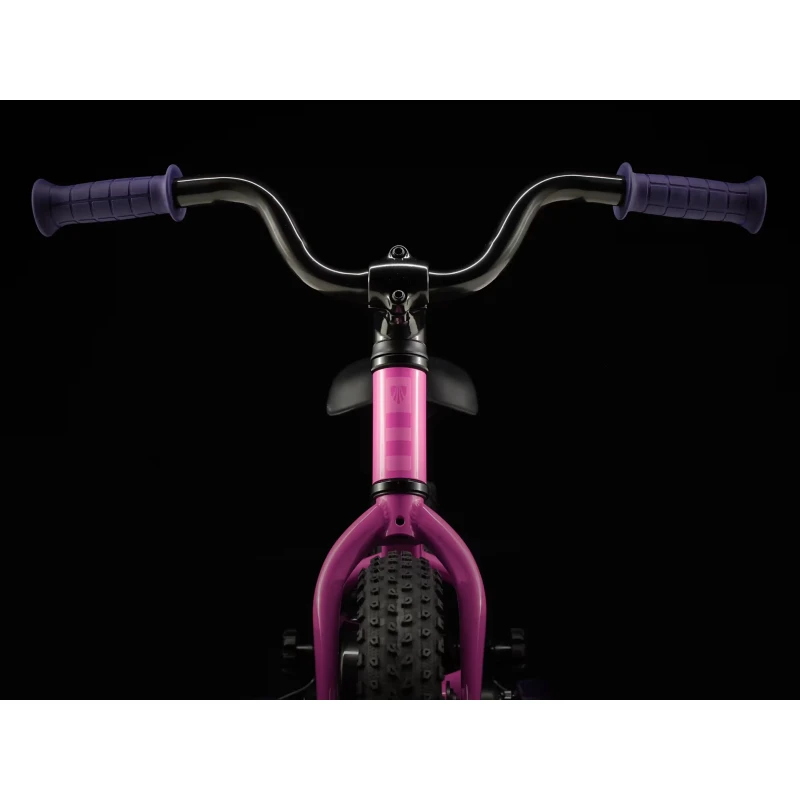 Rower dziecięcy Trek Precaliber 12 2026 Różowy - widok na kierownicę z przodu