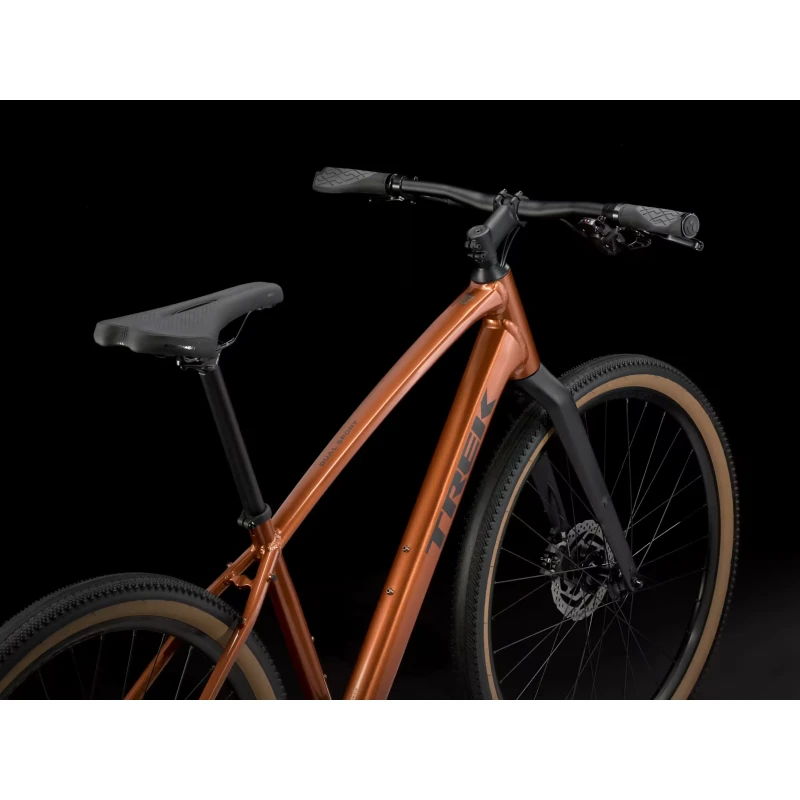 Rower crossowy Trek Dual Sport 3 Gen 5 2025 Pomarańczowy - widok z tyłu