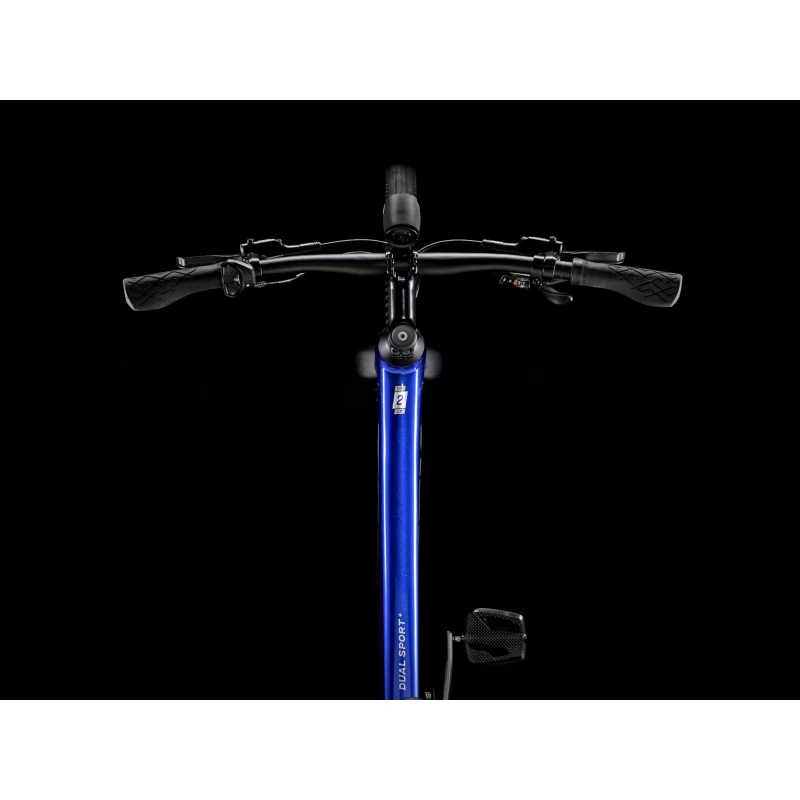 Rower crossowy Trek Dual Sport+ 2 LT 2025 Niebieski - kierownica