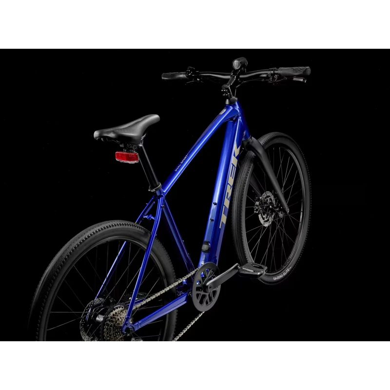 Rower crossowy Trek Dual Sport+ 2 LT 2025 Niebieski - widok z tyłu