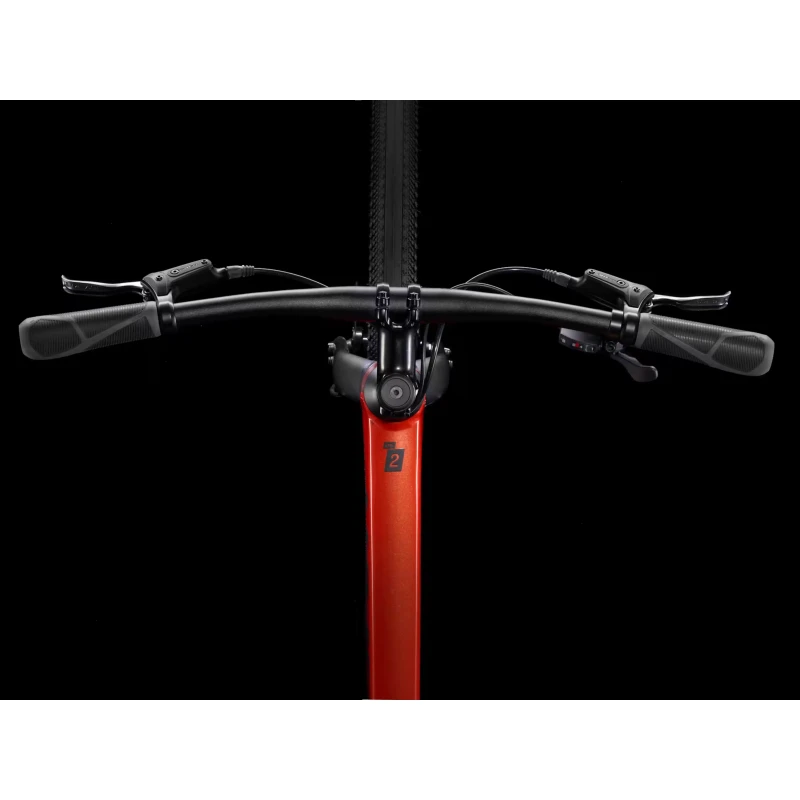 Rower crossowy Trek Dual Sport 2 Gen 5 2025 Czerwony - kierownica