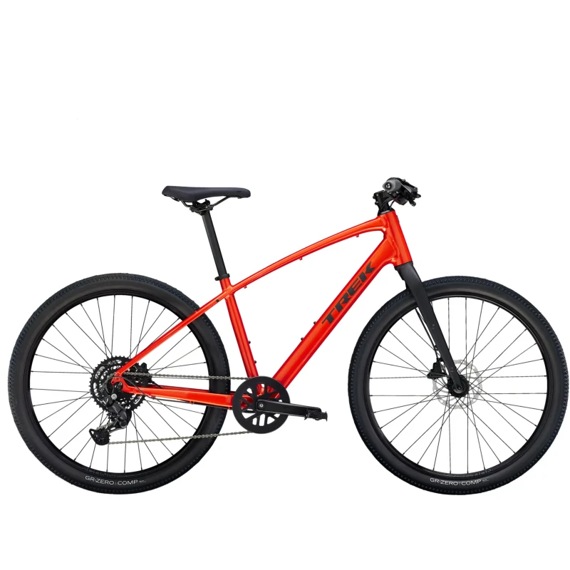 Rower crossowy Trek Dual Sport 2 Gen 5 2025 Czerwony - widok z boku