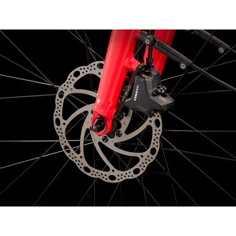 Rower elektryczny Trek FX+ 2 Czerwony - widok piasty