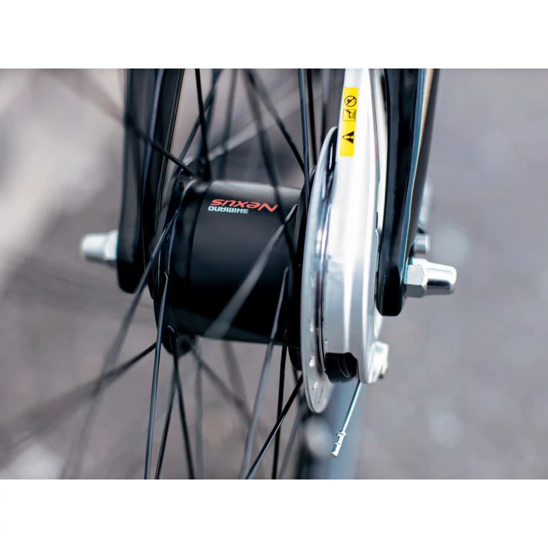 Rower miejski Trek District 1 Equipped o niskim przekroku Turkusowy - piasta