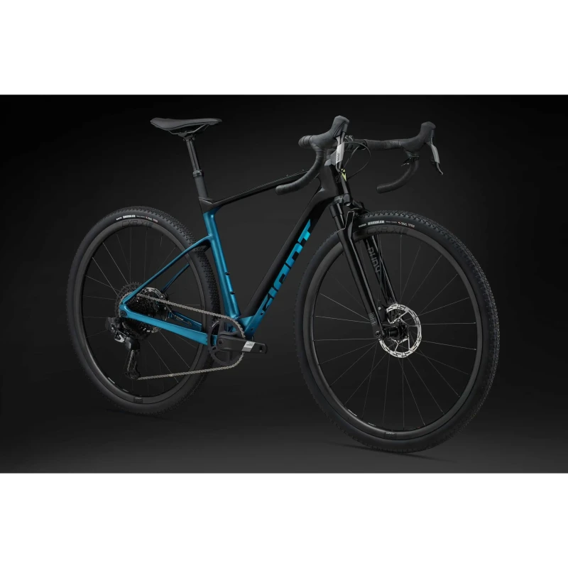 Rower gravel Giant Revolt X Advanced Pro 2 Black:Sea Sparkle - widok roweru