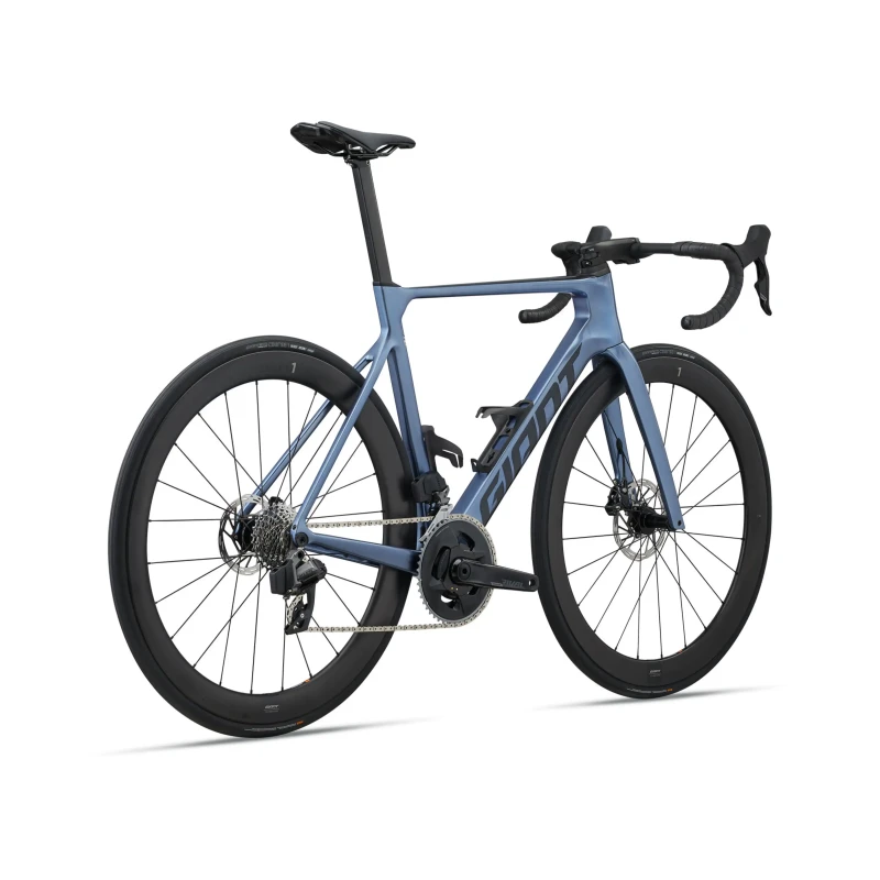 Rower szosowy Giant Propel Advanced Pro 1 Frost Silver - widok z tyłu