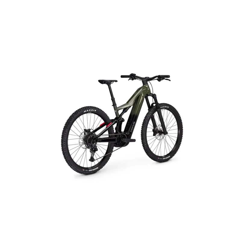 Rower elektryczny Focus Thron2 6.7 600Wh Zielony - widok z tyłu