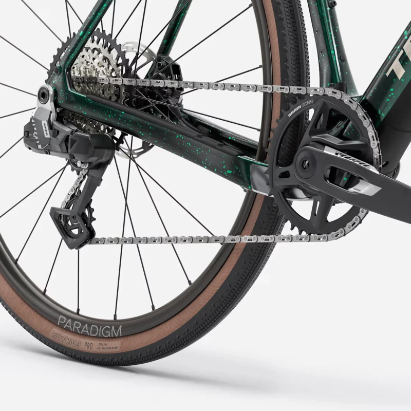 Rower gravel Trek Checkpoint SL 6 AXS Gen 3 2026 Zielony - koło i korba