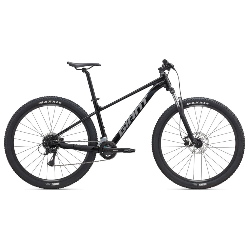 Rower MTB Giant Talon 3 Czarny - widok z boku