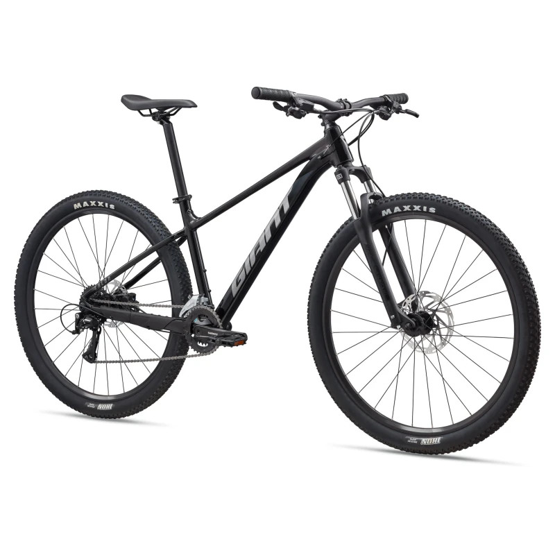 Rower MTB Giant Talon 3 Czarny - widok z boku