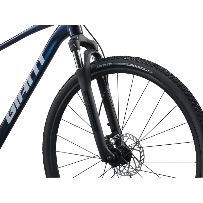 Rower crossowy Giant Roam 3 Ultra Navy - widelec i koło
