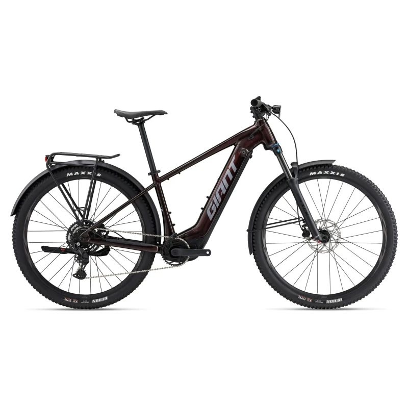 Rower elektryczny Giant Fathom E+ 2 EX 2025 Bordowy - widok z boku