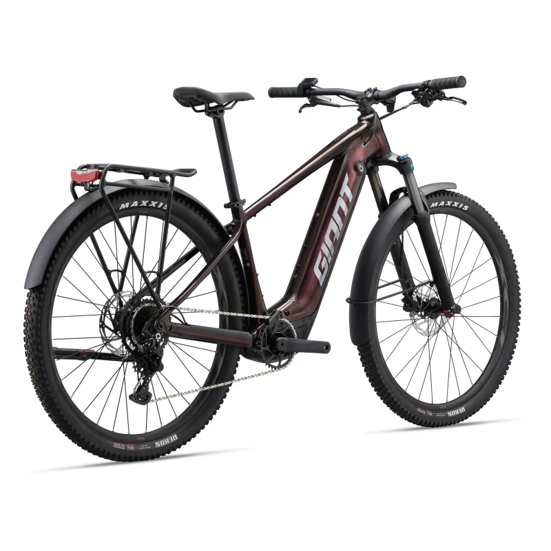 Rower elektryczny Giant Fathom E+ 2 EX 2025 Bordowy - widok z tyłu