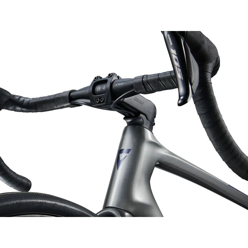 Rower szosowy Giant Defy Advanced 1 Charcoal:Milky Way - widok kierownicy