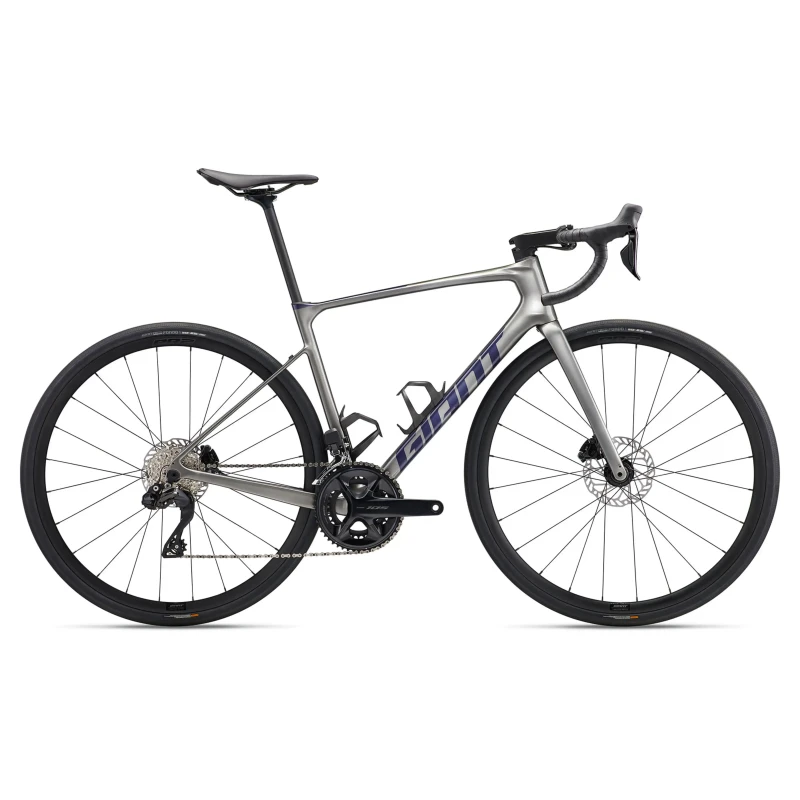 Rower szosowy Giant Defy Advanced 1 Charcoal:Milky Way - widok z boku