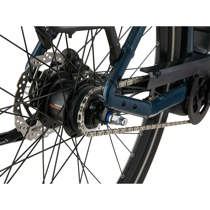 Rower elektryczny Giant Expression E+ 1 Cosmos Navy - widok piasty