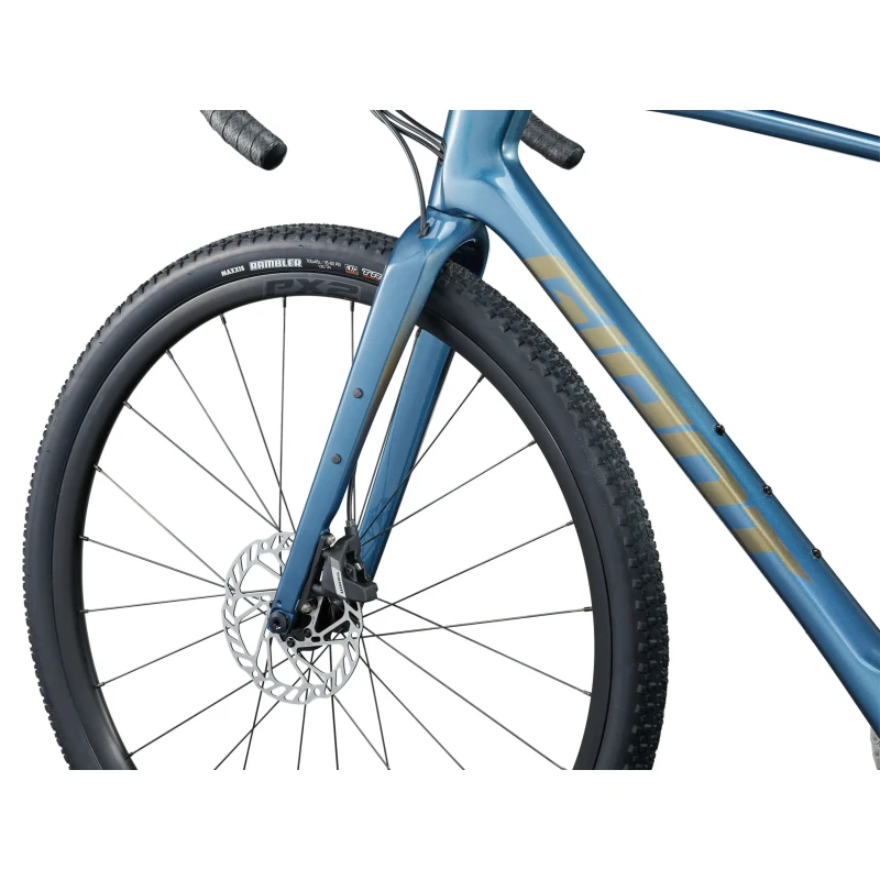 Rower gravel Giant Revolt Advanced 1 Blue Ashes - widelec i koło