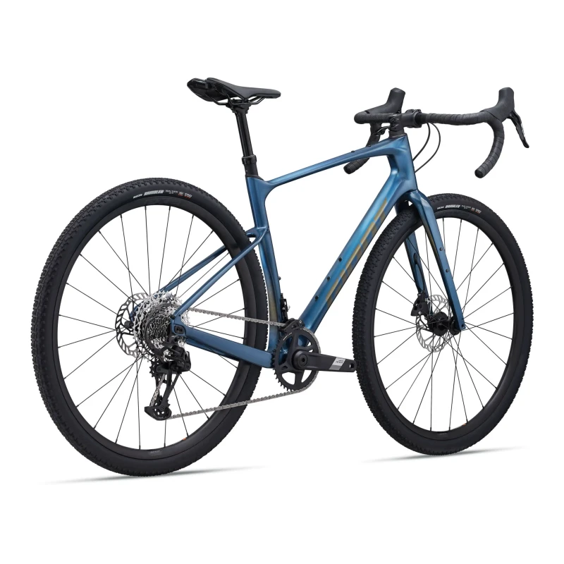 Rower gravel Giant Revolt Advanced 1 Blue Ashes - widok z tyłu