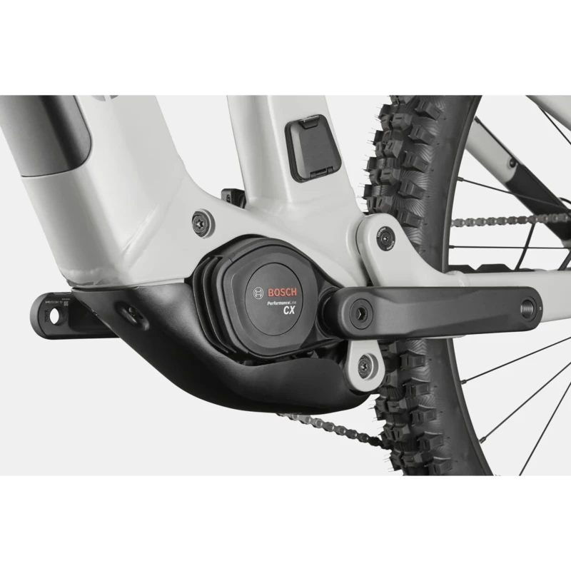 Rower elektryczny Cannondale Moterra 3 Biały - widok korby