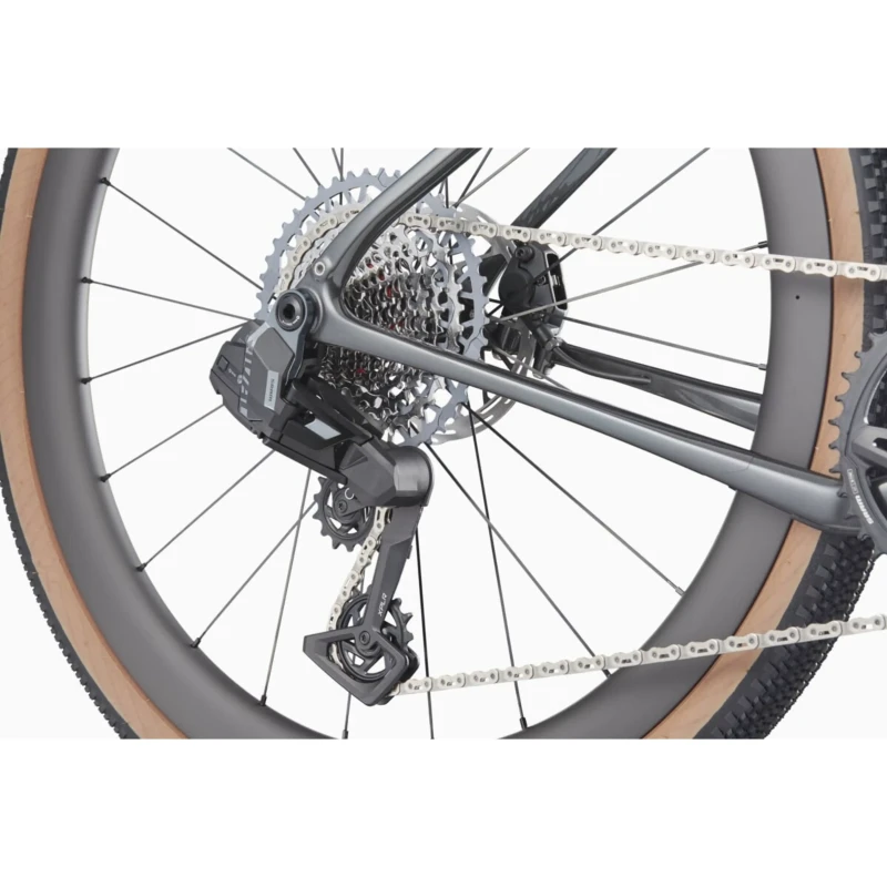 Rower gravel Cannondale Topstone Carbon 1 AXS Czarno Żółty - piasta