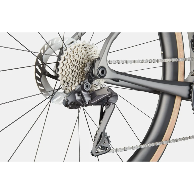 Rower szosowy Cannondale Synapse Carbon 2 Szary - widok piasty