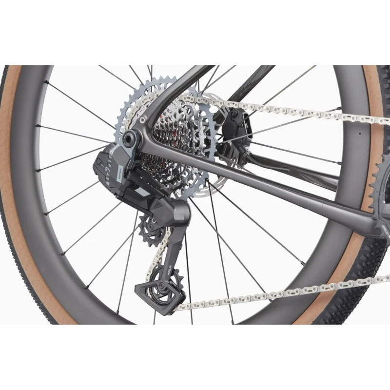 Rower gravel Cannondale Topstone Carbon 1 AXS Czarny - widok piasty