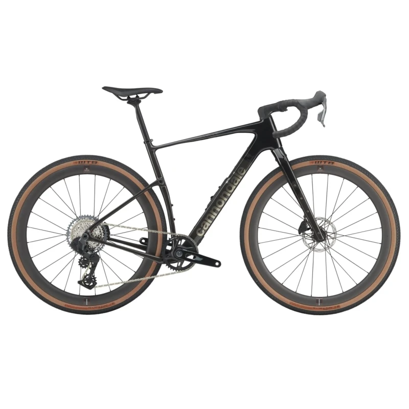 Rower gravel Cannondale Topstone Carbon 1 AXS Czarny - widok z boku