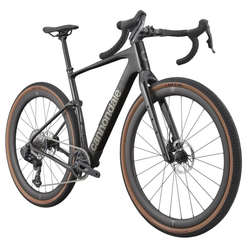 Rower gravel Cannondale Topstone Carbon 1 AXS Czarny - widok z przodu