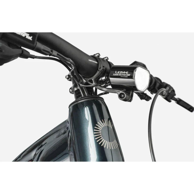 Rower elektryczny Cannondale Moterra EQ Granatowy - lampka przednia