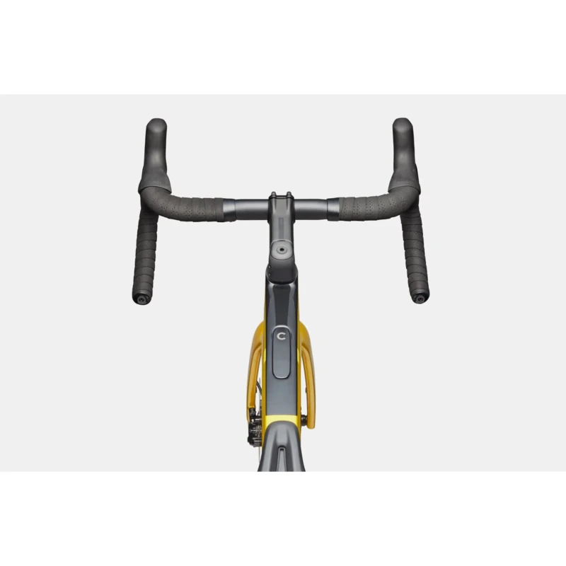 Rower szosowy Cannondale Synapse Carbon 5 Żółty - widok kierownicy