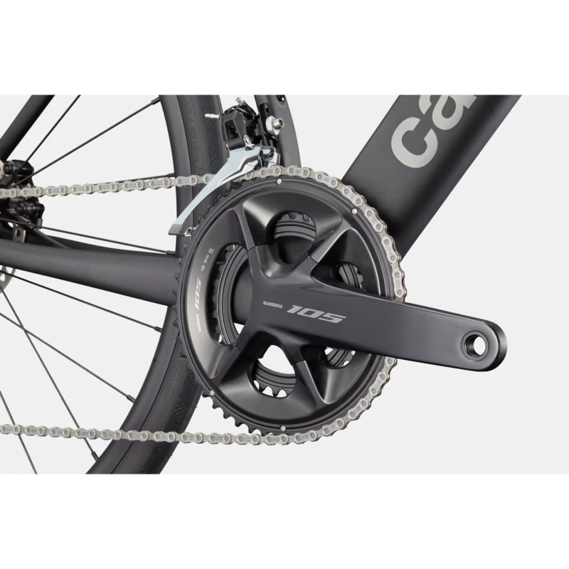 Rower szosowy Cannondale Synapse Carbon 5 Czarny - widok korby