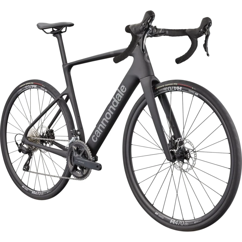 Rower szosowy Cannondale Synapse Carbon 5 Czarny - widok z przodu