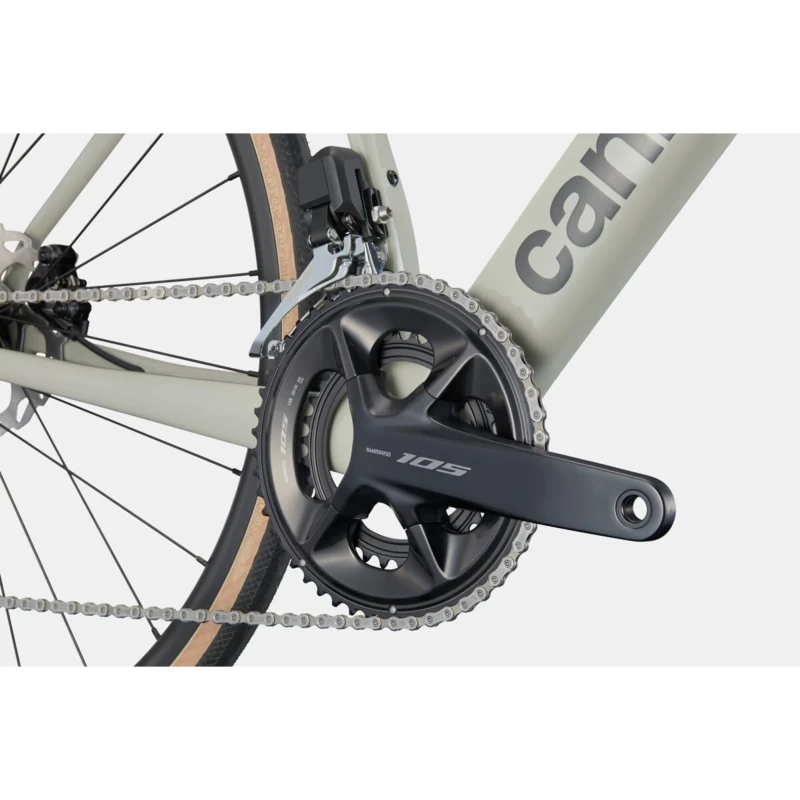 Rower szosowy Cannondale Synapse Carbon 4 Szary - widok korby