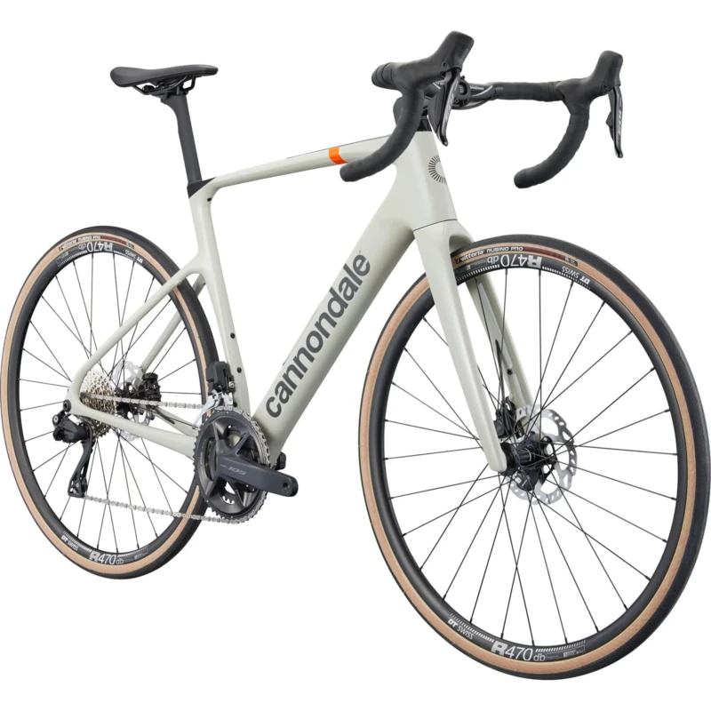 Rower szosowy Cannondale Synapse Carbon 4 Szary - widok z przodu