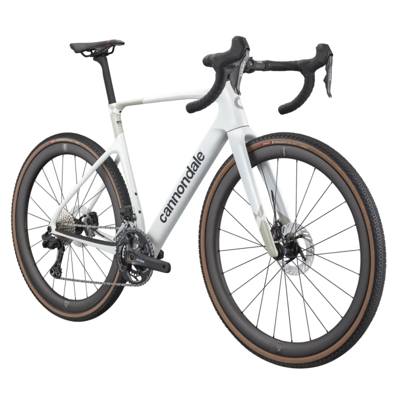 Rower gravel Cannondale SuperX Carbon 2 Biały - widok z przodu