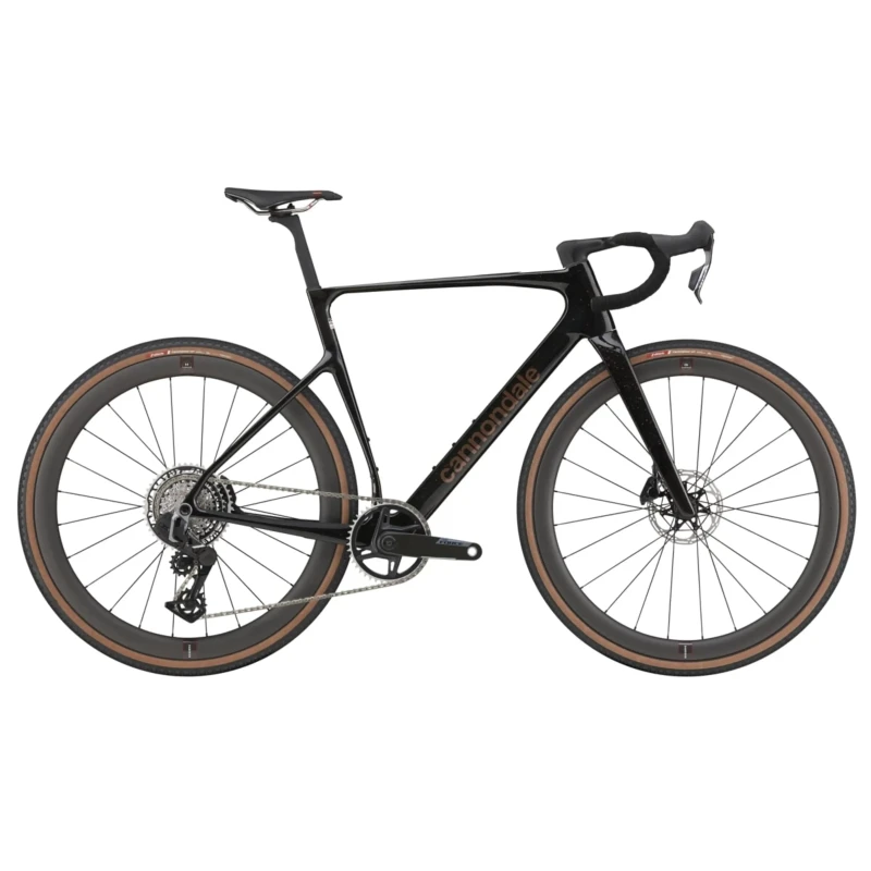 Rower gravel Cannondale SuperX Carbon 1 Brązowy - widok z boku
