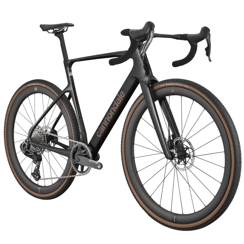 Rower gravel Cannondale SuperX Carbon 1 Brązowy - widok z przodu