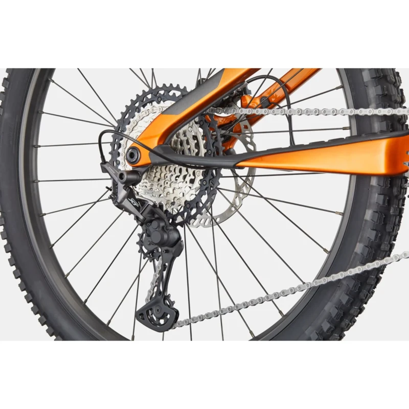 Rower elektryczny Cannondale Moterra SL Carbon 2 Pomarańczowy - widok piasty