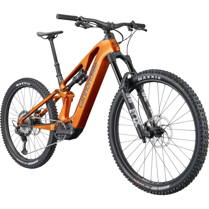 Rower elektryczny Cannondale Moterra SL Carbon 2 Pomarańczowy - widok z przodu