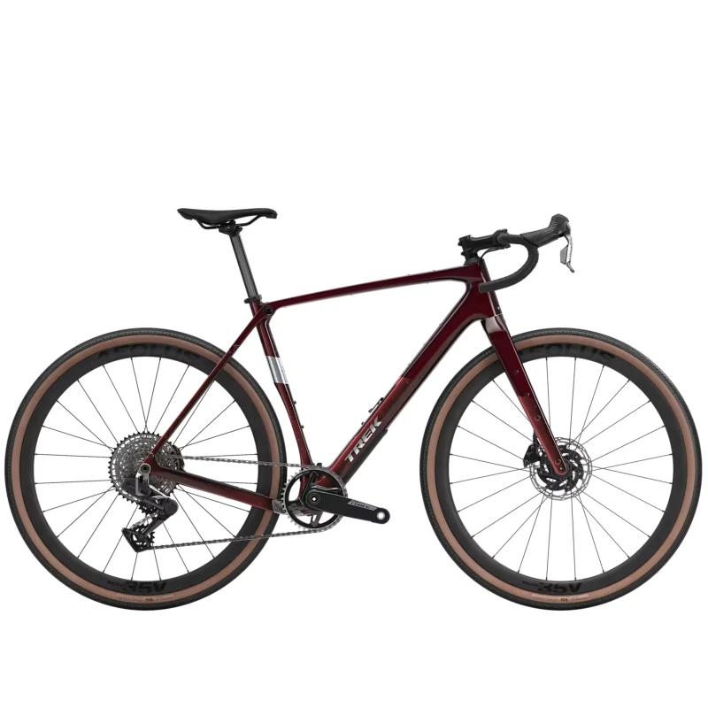 Rower gravel Trek Checkpoint SL 7 AXS Gen 3 Bordowy - widok z boku