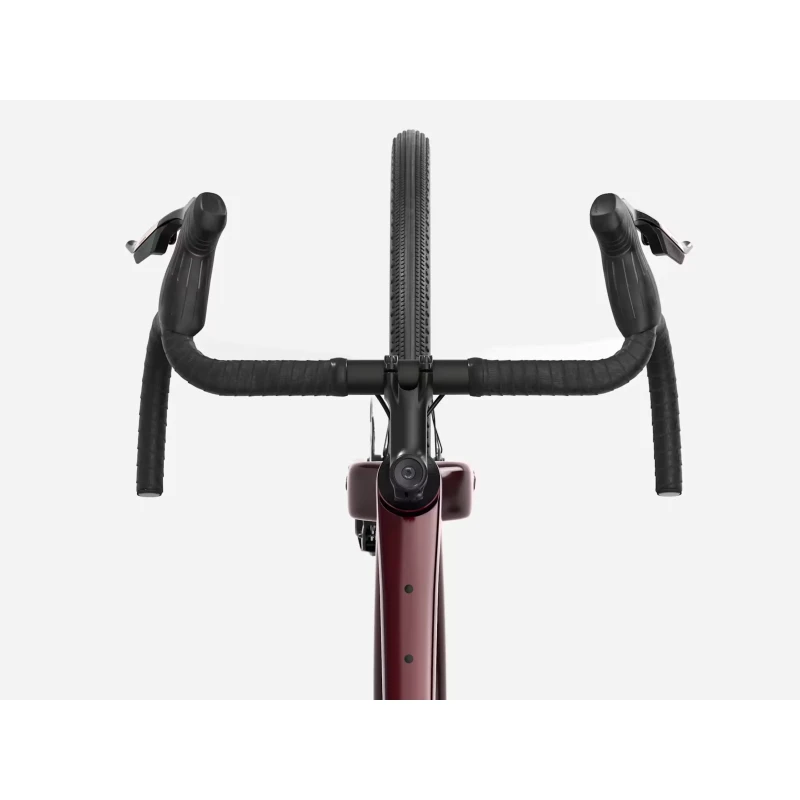 Rower gravel Trek Checkpoint SL 7 AXS Gen 3 Bordowy - widok kierownicy
