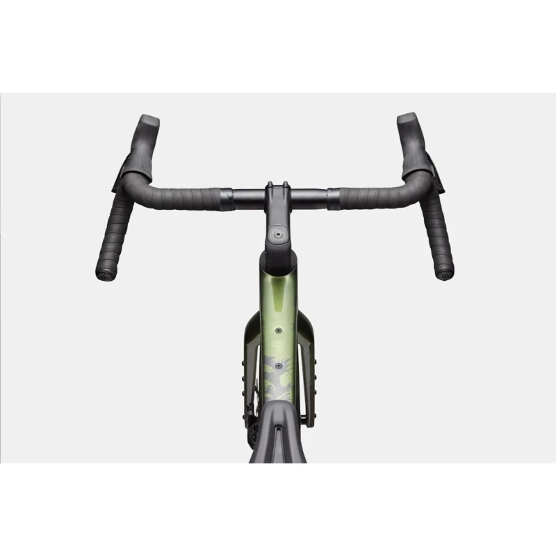 Rower gravel Cannondale Topstone Carbon 2 AXS Zielony - widok kierownicy