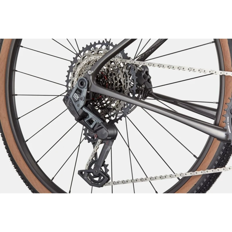 Rower gravel Cannondale Topstone Carbon 2 AXS Zielony - widok piasty