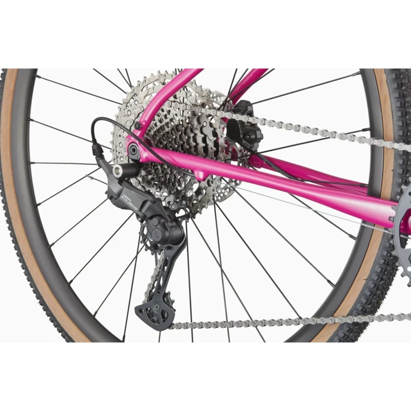 Rower gravel Cannondale Topstone 2 1x Różowy - widok piasty