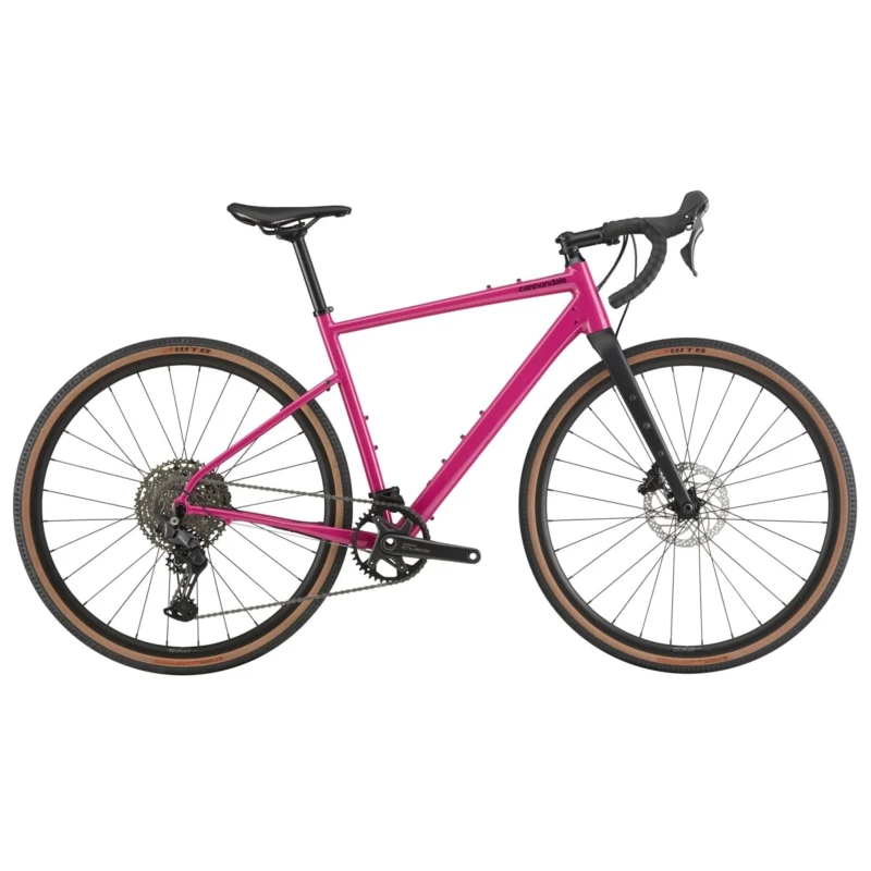 Rower gravel Cannondale Topstone 2 1x Różowy - widok z boku