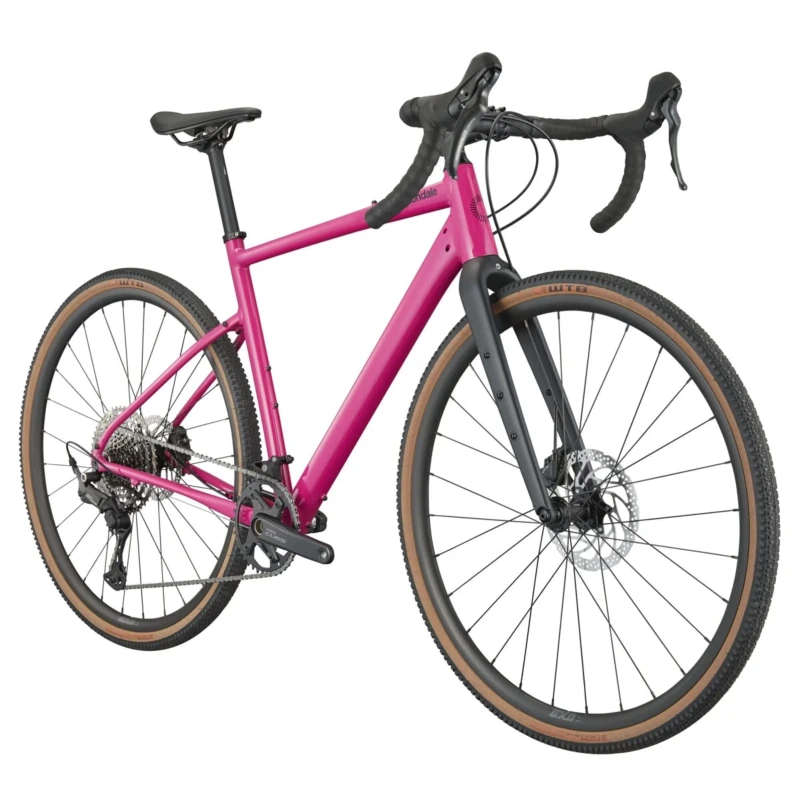 Rower gravel Cannondale Topstone 2 1x Różowy - widok z przodu