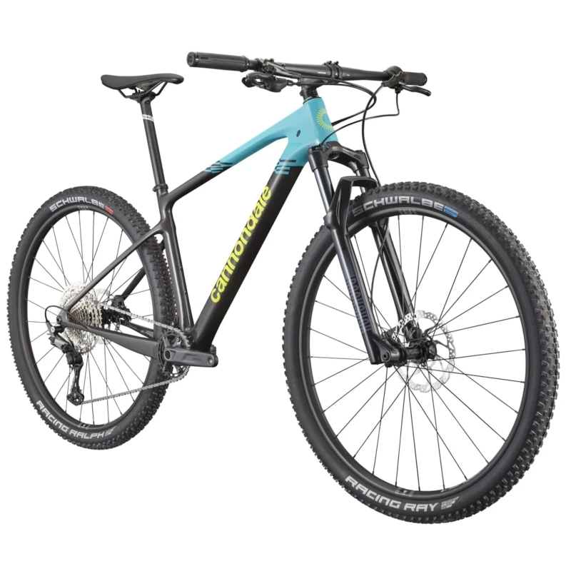 Rower MTB Cannondale Scalpel HT Carbon 3 Błękitny - widok z przodu