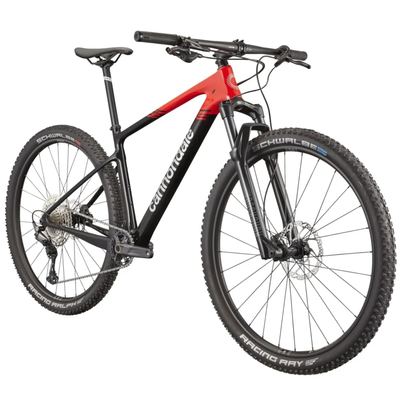 Rower MTB Cannondale Scalpel HT Carbon 3 Czerwony - widok z przodu