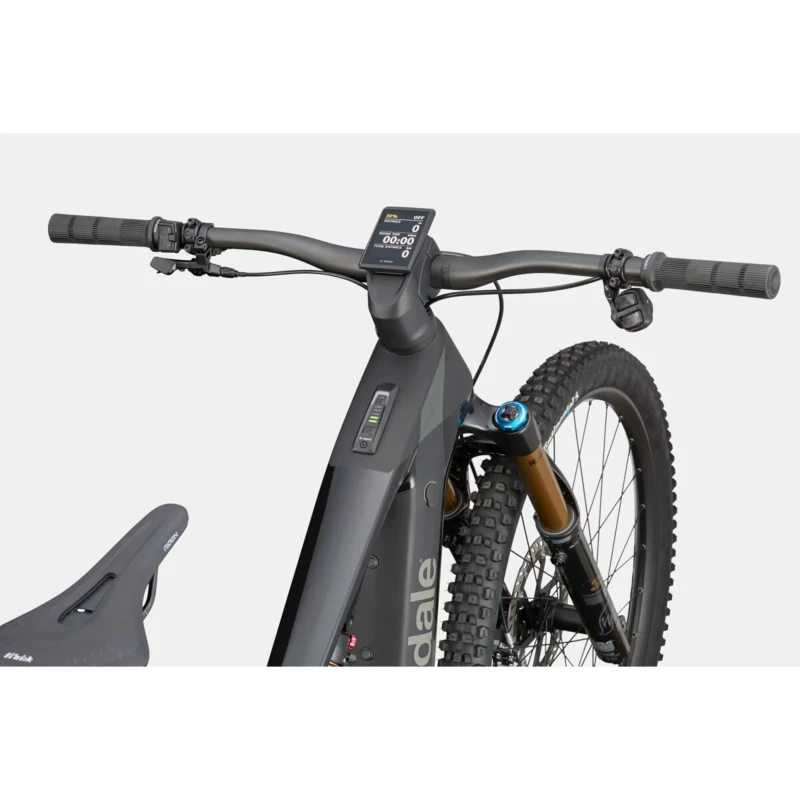 Rower elektryczny Cannondale Moterra Carbon 1 Czarny - widok kierownicy