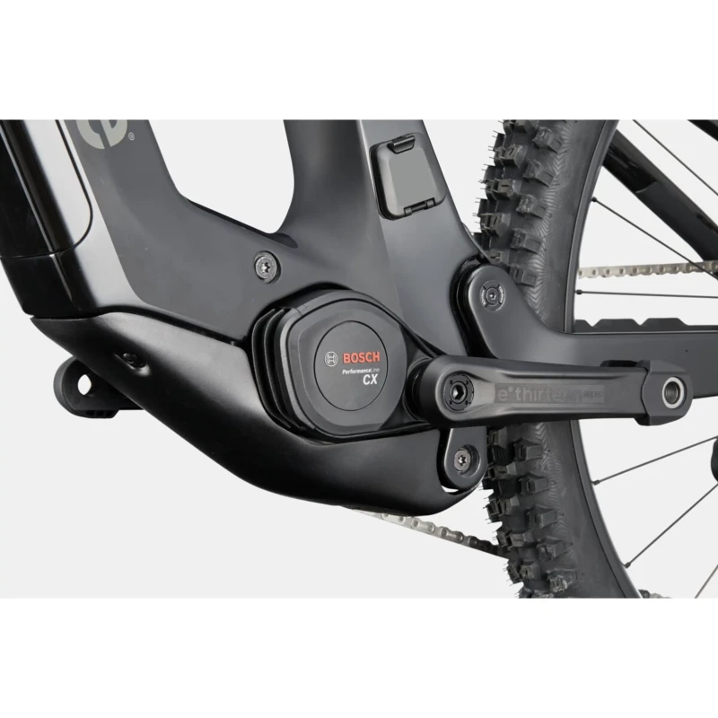 Rower elektryczny Cannondale Moterra Carbon 1 Czarny - widok korby